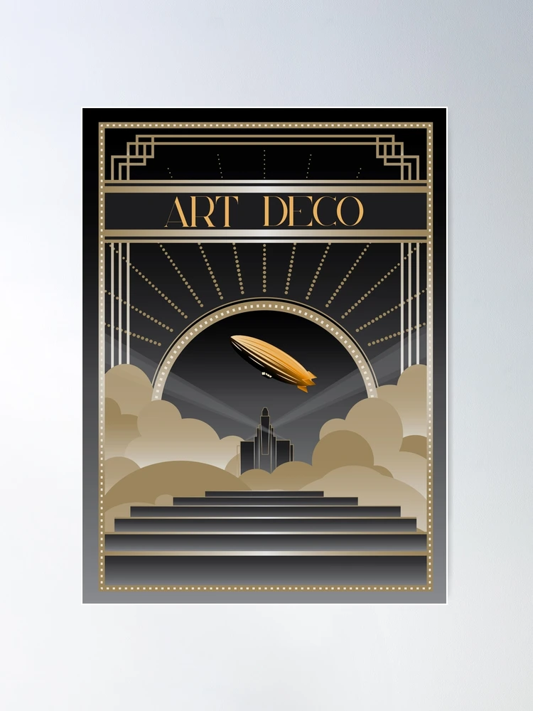 アート・デザイン・音楽 L'Art Deco en Europe Art Deco The Dreamer`s Dawn Of The New Era Zeppelin Airship