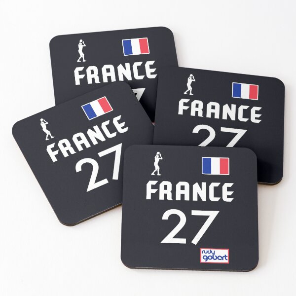 Item preview, Rudy Gobert ))(( 2021 France Basketball Team Jersey designed and sold by acquiesce13.