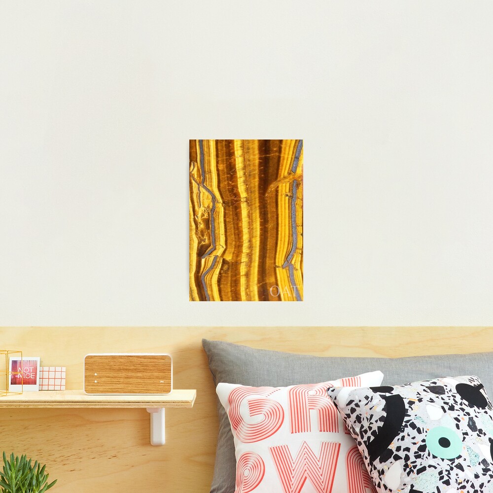 Tigers Eye Gemstone Frequency Photographic Print