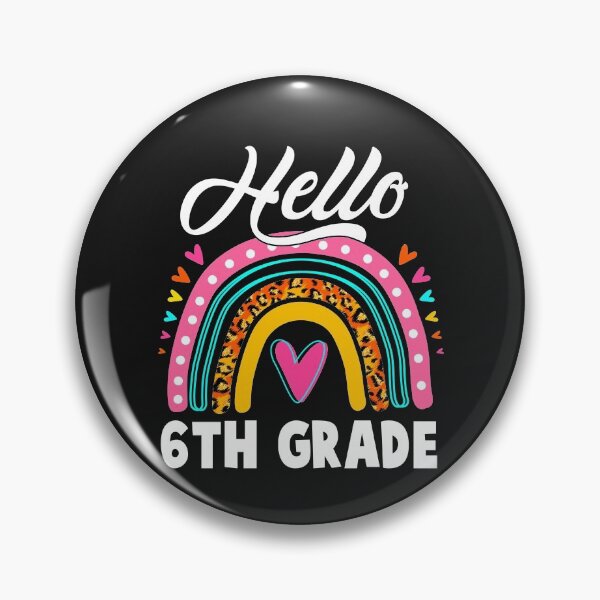 Item preview, Hello 6th Grade RB Color designed and sold by WaveOcean123.