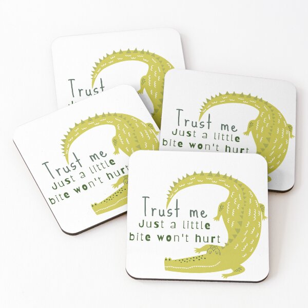 Item preview, Croki loki | Trust me! Just a little bite won't hurt. Croki loki the alligator sticker designed and sold by Canfy Girl.