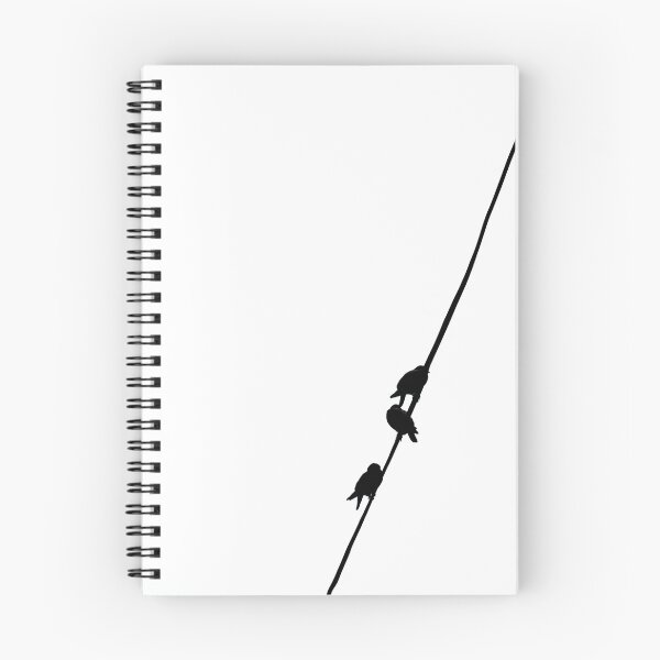 Item preview, Birds sitting on power cable - black and white colors designed and sold by Michaelerch.