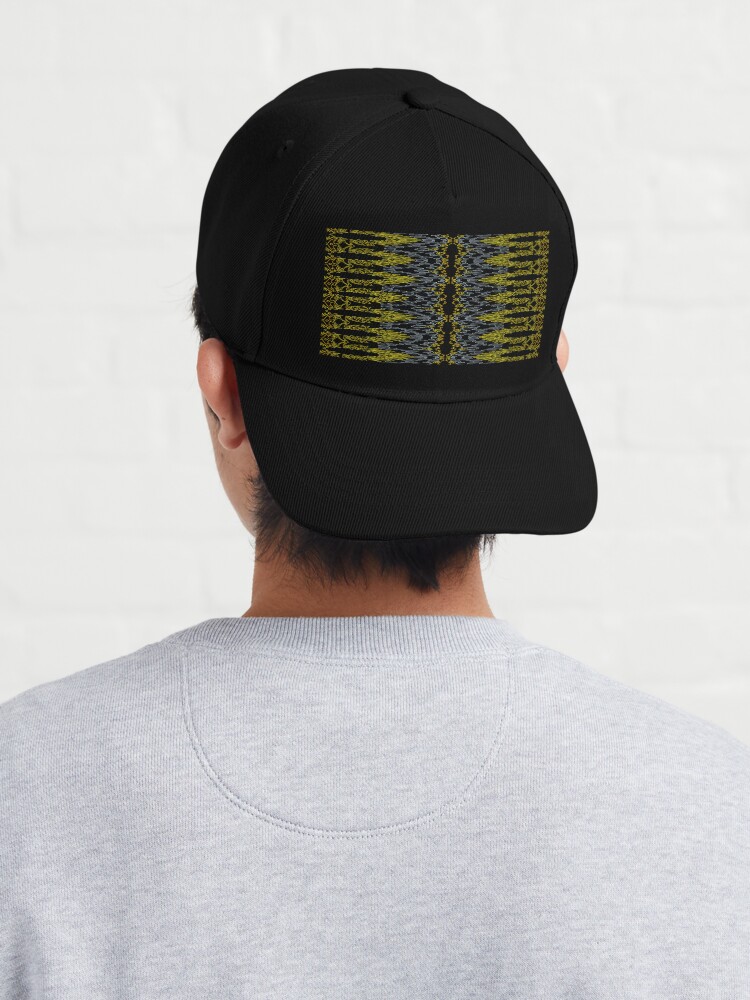 Alternate view of Bohemian Rustic Motif Gold Cap