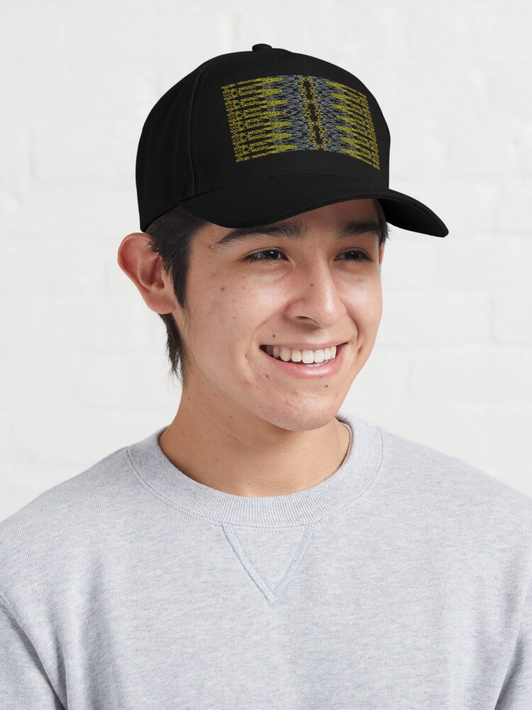 Alternate view of Bohemian Rustic Motif Gold Cap