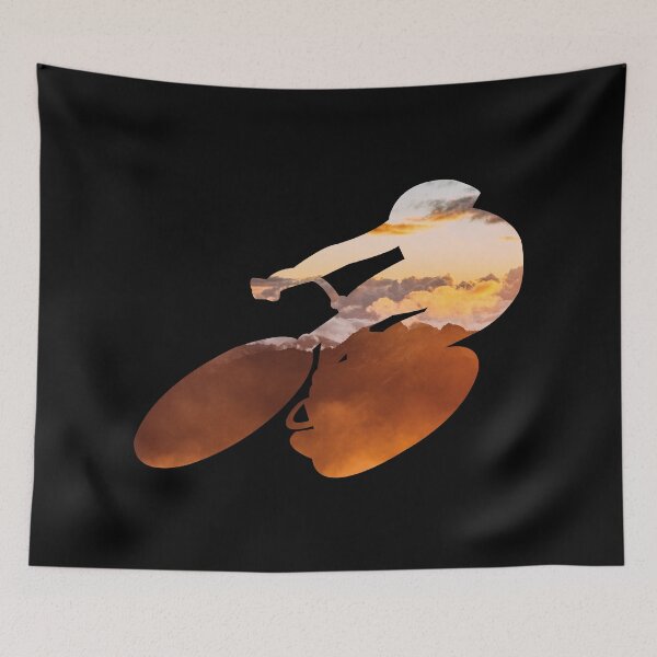 Item preview, Cyclist Silhouette | Bicycle Rider | Bycicle Cyclist | designed and sold by Minimalwiz.