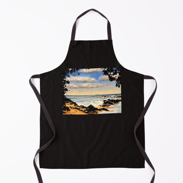 Item preview, Tropical Hawaiian Maui Beach Watercolor designed and sold by KarisCanvasShop.