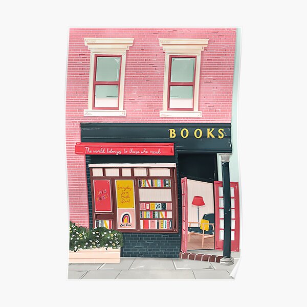 New York bookshop Poster