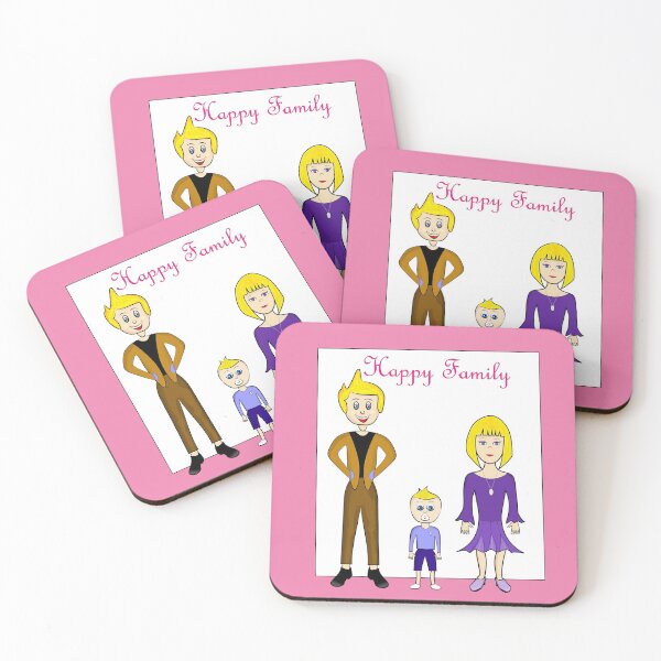 Item preview, happy family, cartoon drawing designed and sold by BayanDU.