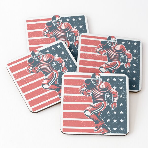 Item preview, American Football Player Illustration designed and sold by Peekonet.