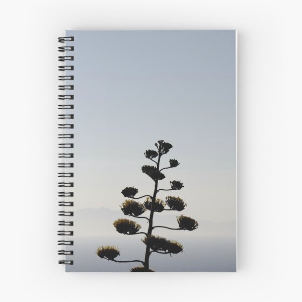 Item preview, agave americana, agave flower with mountain silhouette designed and sold by Michaelerch.
