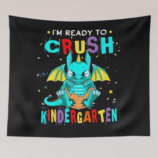 Item preview, Kids I'm Ready To Crush Kindergarten Dinosaur Back To School  designed and sold by DavidAlun.