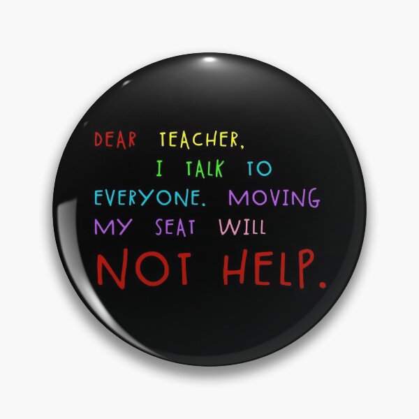 Item preview, Dear Teacher I Talk To Everyone Funny Student School Meme Gear designed and sold by DynamicDesign.