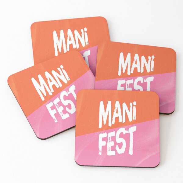 Item preview, Manifestation , Manifest Pink - Orange Color Block Original Design designed and sold by marina ralston.