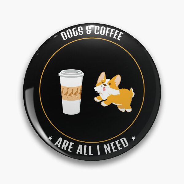 Item preview, Dogs & Coffee Are All I Need designed and sold by NiftyTees.