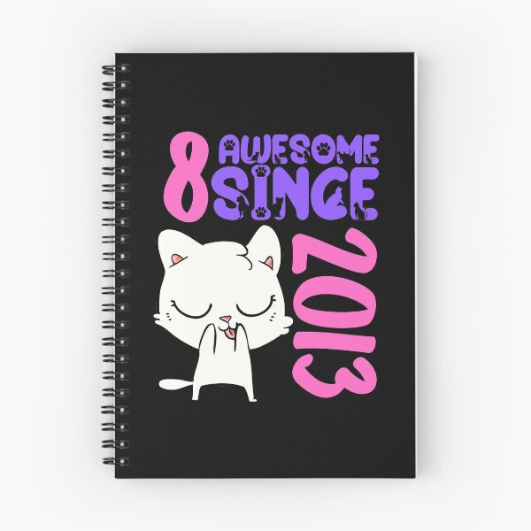 Item preview, 8 - Awesome Since 2013 Cute Cat designed and sold by HROC.