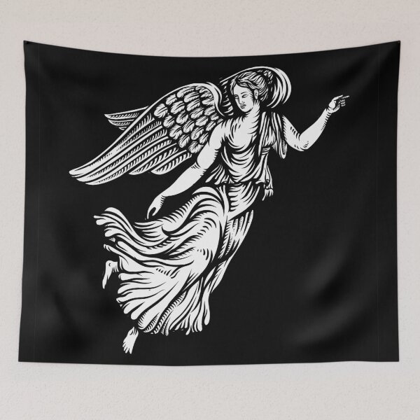 Item preview, Angel Graphic Style Hand Drawn Illustration designed and sold by Peekonet.