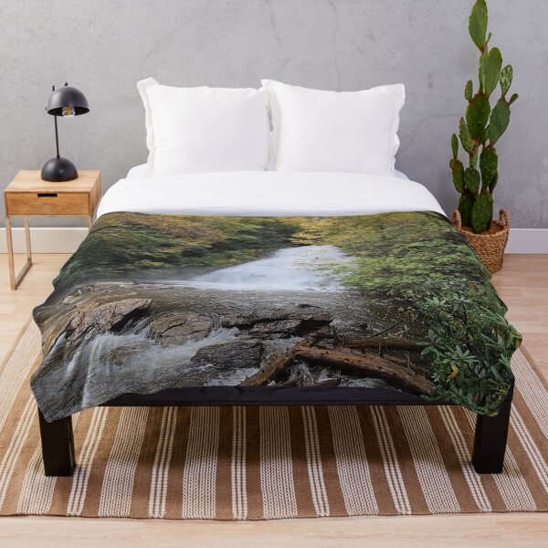 Item preview, Autumn Fall Foliage Waterfall designed and sold by squalkerTee.