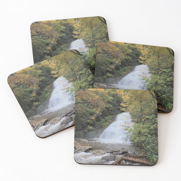 Item preview, Autumn Fall Foliage Waterfall designed and sold by squalkerTee.