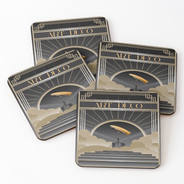 Artikelvorschau, Art Deco The Dreamer's Dawn of the New Era Zeppelin Airship entworfen und verkauft von 108dragons.