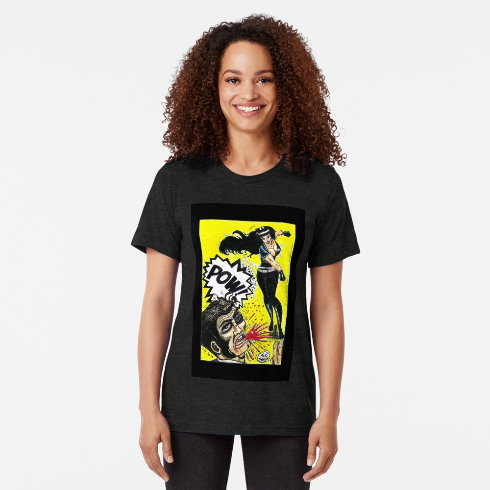 Bad Girls of Motion Pictures #3 (of 9)- Varla Tri-blend T-Shirt