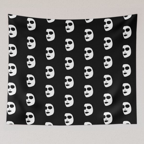 Item preview, White mask scary face designed and sold by Diversity-illus.