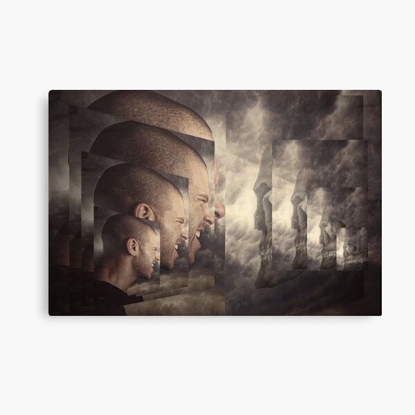 not afraid of death Canvas Print