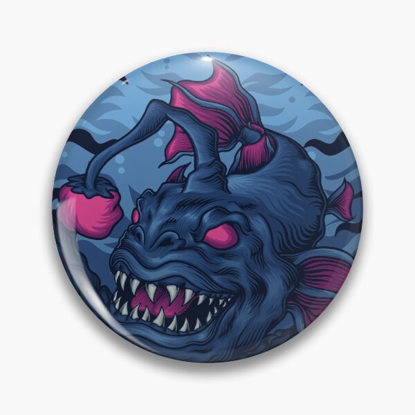 Item preview, Angler Fish Illustration designed and sold by Peekonet.