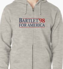 Bartlet For America Zipped Hoodie