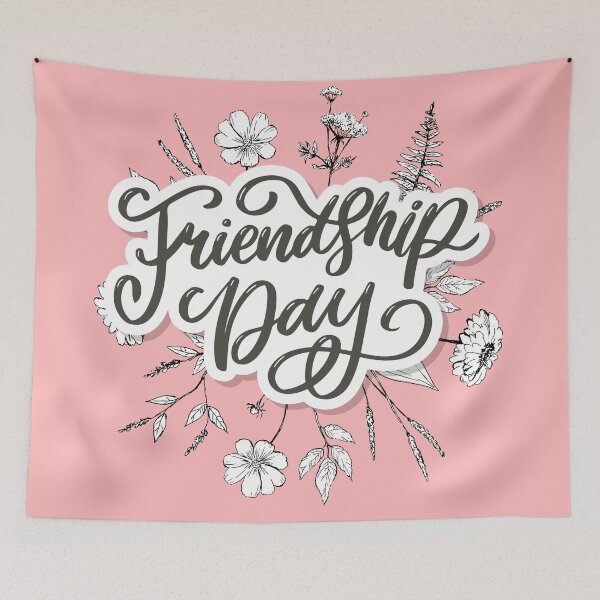 Item preview, Beautiful Illustration Happy Friendship Day Decorated Greeting Card designed and sold by Peekonet.