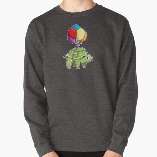 Turtle - Balloon Fun Pullover Sweatshirt
