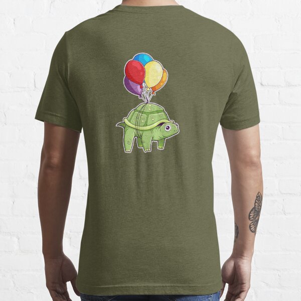 Burlap Turtle Polyester T-Shirt