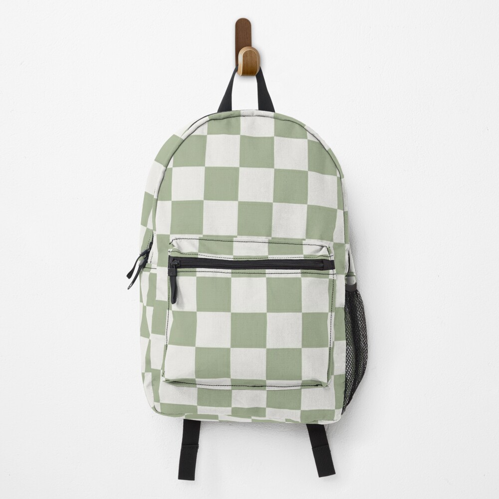 Checkered Mini Backpack