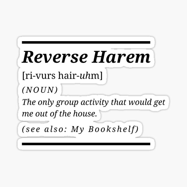 reverse-harem-definition-what-is-a-reverse-harem-romance-sticker