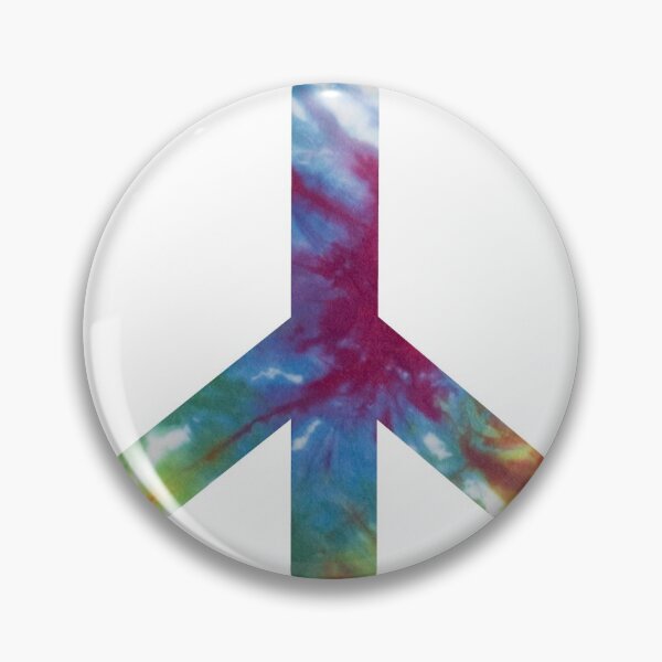 Item preview, Peace Logo Tye Dye Digital Drawing Art designed and sold by OneForAllCo.