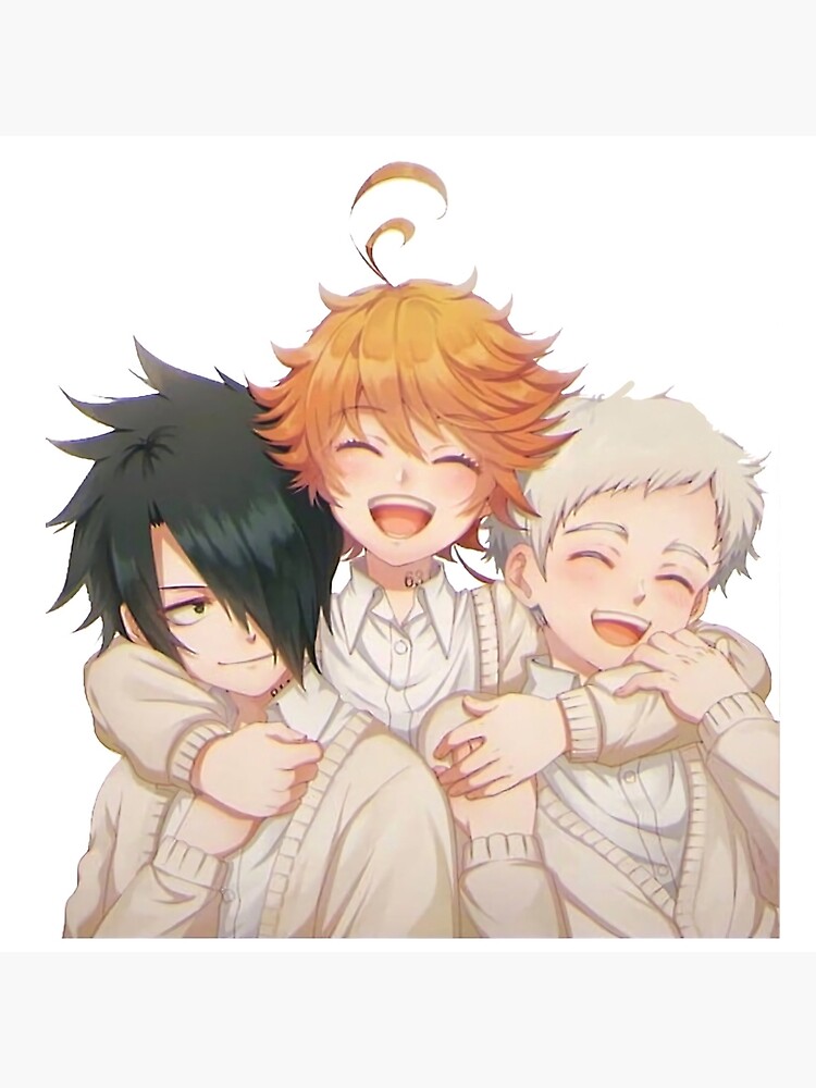 The Promised Neverland Emma Ray & Norman Characters | Art Board Print