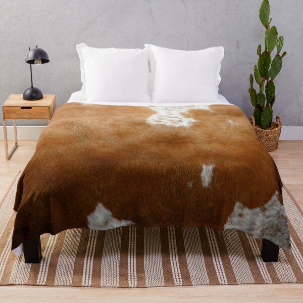 Item preview, Cow Hide Brown Dot & White designed and sold by Gymmer-Life.