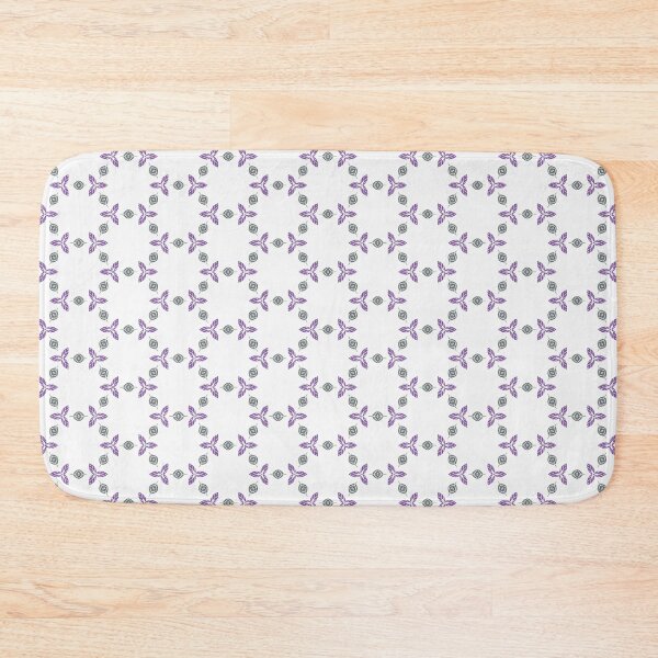 Item preview, Beautiful pattern of purple and green designed and sold by With My Hands By K.