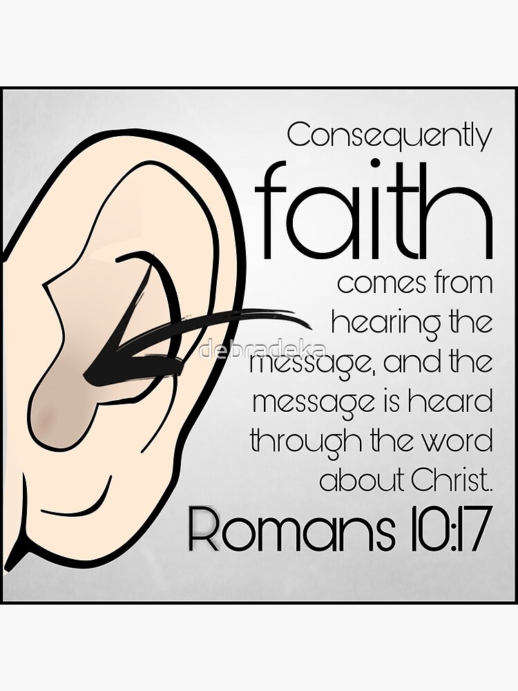 Faith Comes From Hearing The Word Tote Bag Faith Comes From Hearing The Word Tote Bag