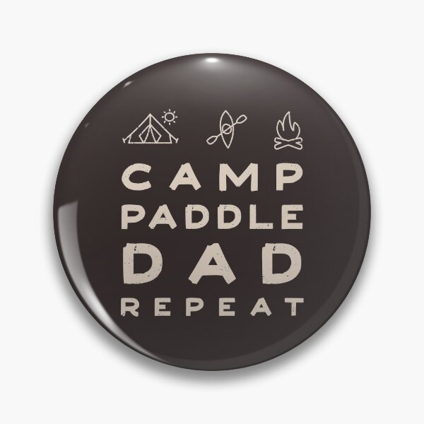 Item preview, Camp Paddle Dad Repeat vintage outdoor  designed and sold by NWCreative.