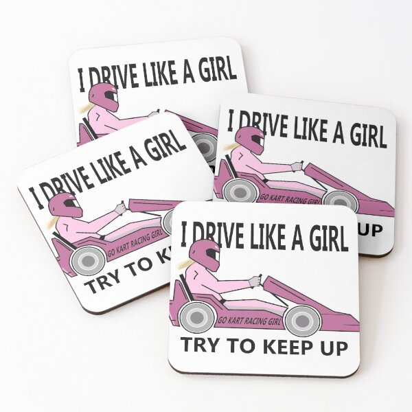 Item preview, Drive Like a Girl designed and sold by FiaFiaPress.