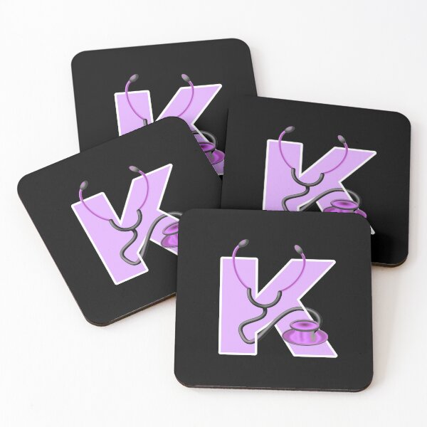 Item preview, md, doctor, letter k,  alphabet designed and sold by doctors-apparel.