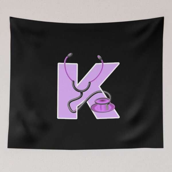 Item preview, md, doctor, letter k,  alphabet designed and sold by doctors-apparel.