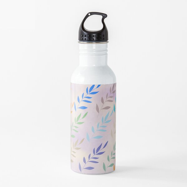 Colorful Leafs pattern Water Bottle