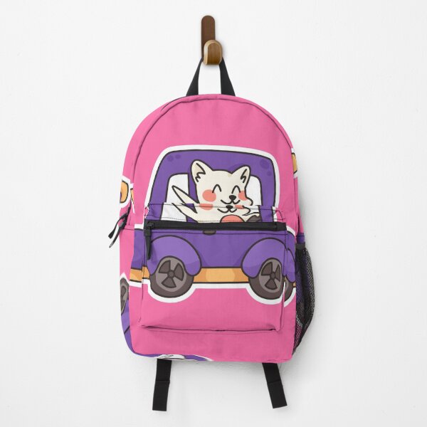 Item preview, Cat Driving Cute Car Cartoon Illustration designed and sold by Peekonet.