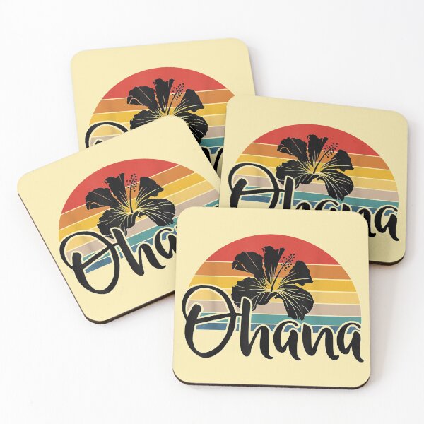 Item preview, 70s Retro Ohana Hawaii Hibiscus Flower Family Beach Vacation  designed and sold by PRID3STATE.
