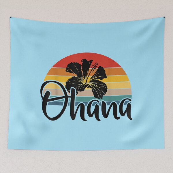 Item preview, 70s Retro Ohana Hawaii Hibiscus Flower Family Beach Vacation  designed and sold by PRID3STATE.