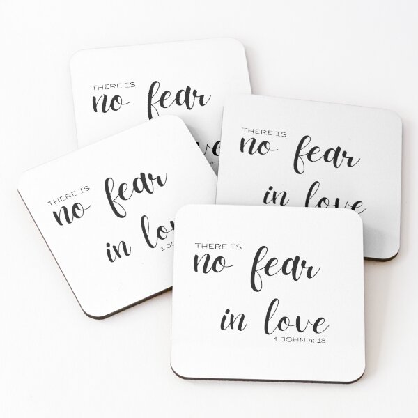 Item preview, There is No Fear In Love, bible verse, Christian design, scripture based designed and sold by Rahke.