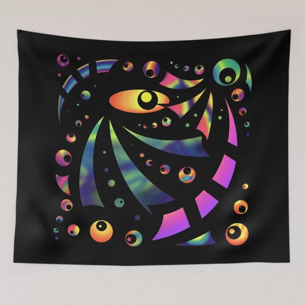 Item preview, Geometric Abstract Rainbow designed and sold by Amanda Lucas.