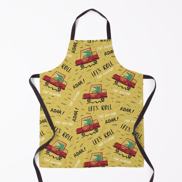 Item preview, Childish Seamless Pattern with Dino Driver designed and sold by Peekonet.