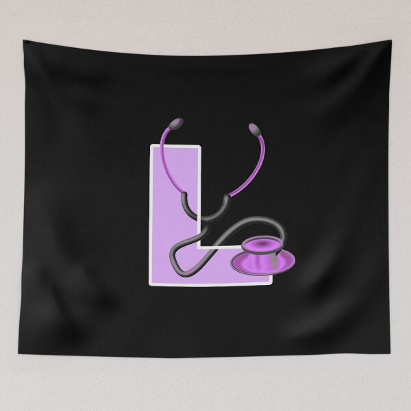 Item preview, md, doctor, letter l, alphabet designed and sold by doctors-apparel.